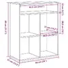 VidaXL 860295 living room bookcase 860295 Photo 9