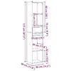 VidaXL 856046 living room bookcase 856046 Photo 10