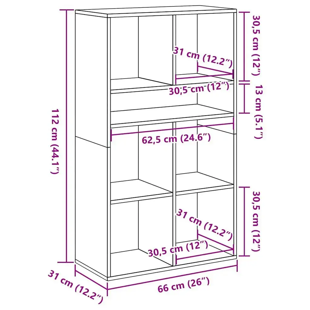 VidaXL 860308 living room bookcase 860308 Photo 9