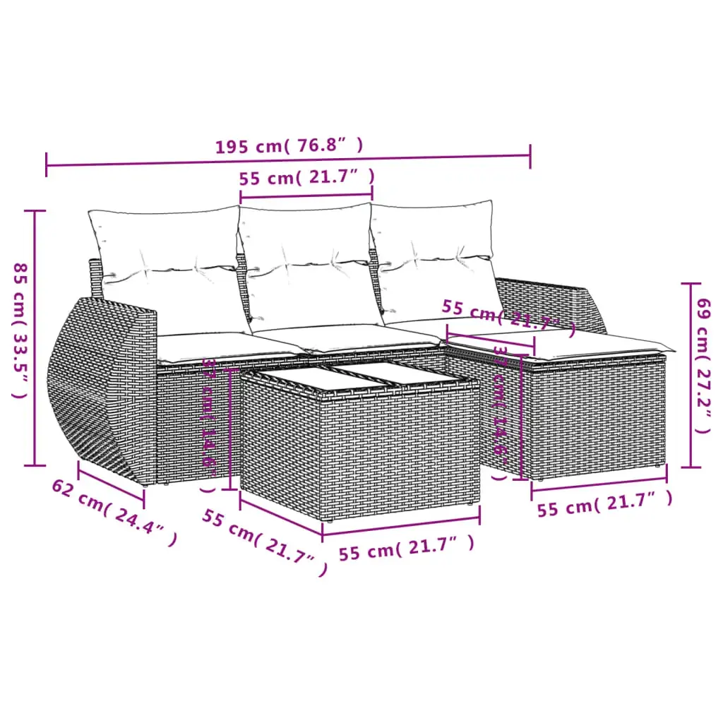 VidaXL 3253610 outdoor furniture set 3253610 Photo 3
