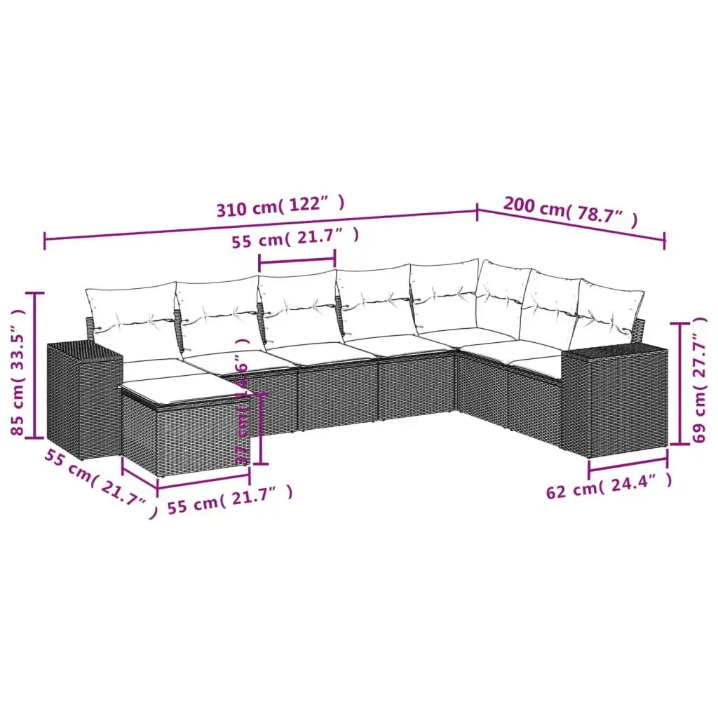 VidaXL 3222962 outdoor furniture set 3222962 Photo 8