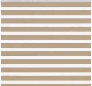 Rullo žalūzija zebra VidaXL modelis 4014533, 160×100 cm, auduma platums 155,9 cm, poliesters