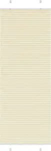 Pleated Blind VidaXL model 4015307 cream 70×200 cm — fabric width 69.4 cm