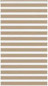 Rullo žalūzija zebra VidaXL modelis 4014605, 130 x 230 cm, auduma platums 125,9 cm, poliesters