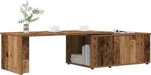 Журнальный стол VidaXL модель 855980, столешница из старого дерева, 150 x 50 x 35 см