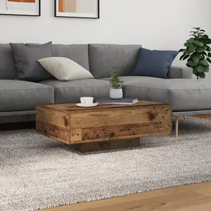 Журнальный стол VidaXL Stare drewno 85 x 55 x 31 см, эффект состаренного дерева