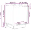 VidaXL 861275 nightstand/bedside table 861275 Photo 14