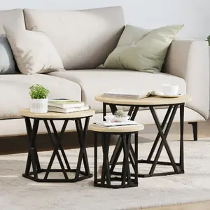 Kafijas galds VidaXL modelis 868256 Sonoma oak inženierkoks kompakts izturīgs