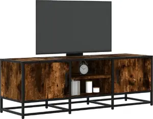 Тумба под телевизор VidaXL 120x35x41 см, цвет «дымчатый дуб»