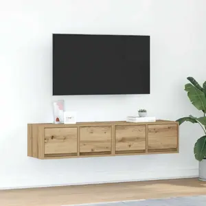 ТВ-тумбы набор VidaXL 2 шт Дуб Artisan 60×31×25,5 см клееная древесина