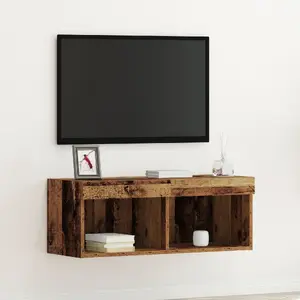 ТВ-тумба VidaXL, модель 862200 из восстановленной древесины, 80 x 30 x 30 см