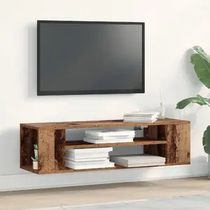 Тумба под ТВ VidaXL Stare Drewno 100 x 30 x 26,5 см — деревянная медиа-тумба