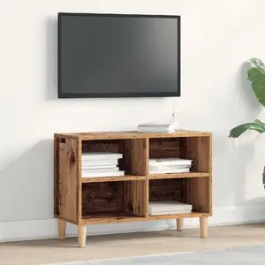 Тумба под TV VidaXL модель 862581 из состаренного дерева, средний размер