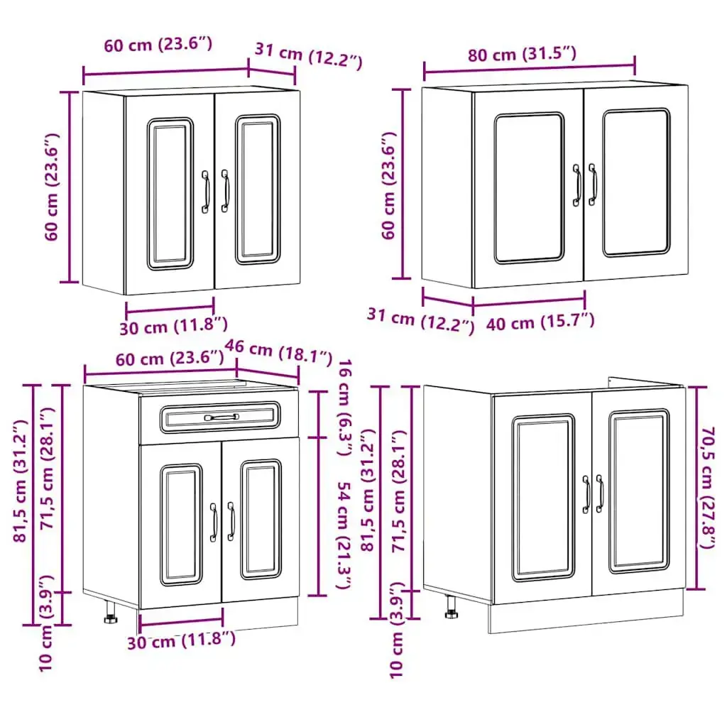VidaXL 3314853 kitchen/dining storage cabinet 3314853 Photo 8