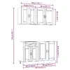 VidaXL 3314879 kitchen/dining storage cabinet 3314879 Photo 9