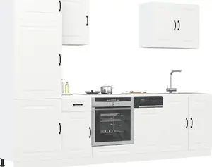 Кухонный набор шкафов VidaXL Kalmar 7 предметов, белый