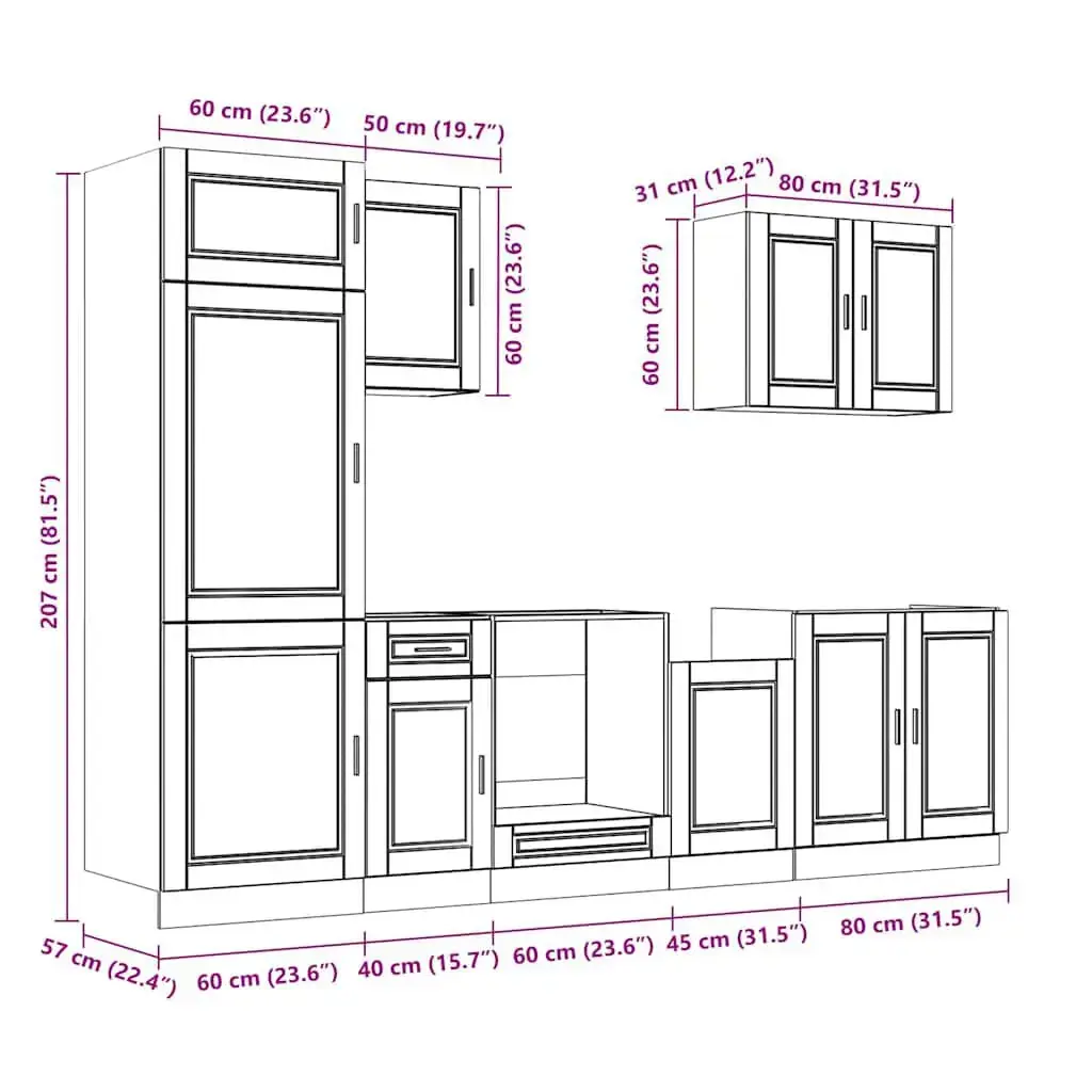 VidaXL 3314782 kitchen/dining storage cabinet 3314782 Photo 11