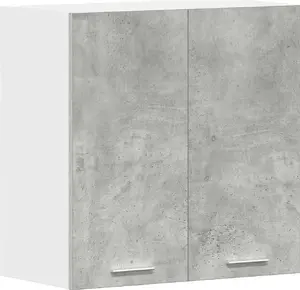 Virtuves sienas skapītis VidaXL modelis 861228, betona pelēks, 60 x 31 x 60 cm