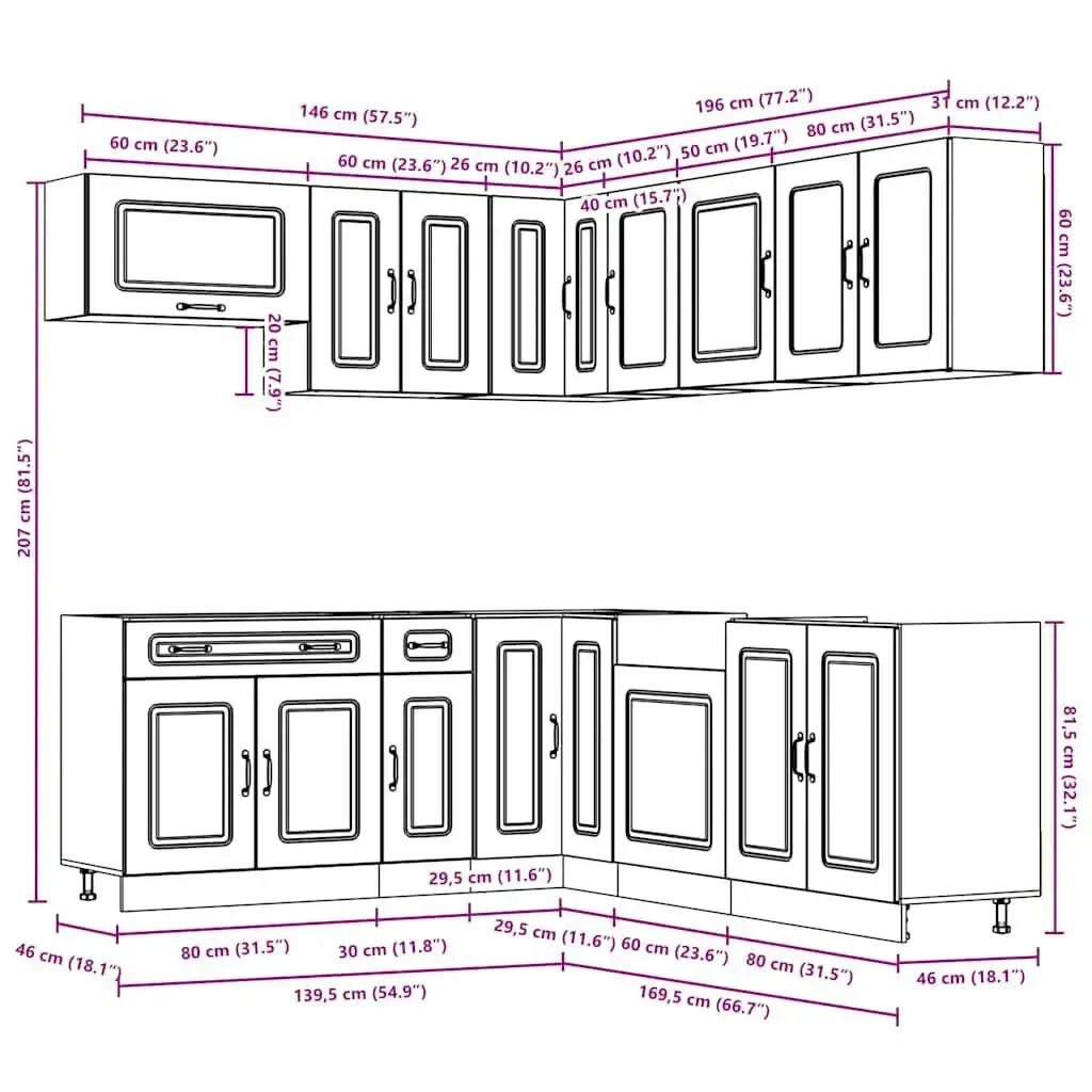 VidaXL 3314914 kitchen/dining storage cabinet 3314914 Photo 11