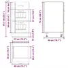 VidaXL 854237 kitchen/dining storage cabinet 854237 Photo 11