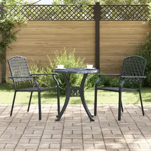 Уличное кресло VidaXL 56 x 65 x 89 см Темно-серое Металл