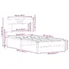 VidaXL 4106945 bed frame 4106945 Photo 10
