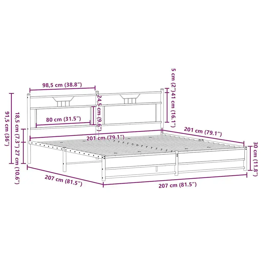 VidaXL 3325123 bed frame 3325123 Photo 10