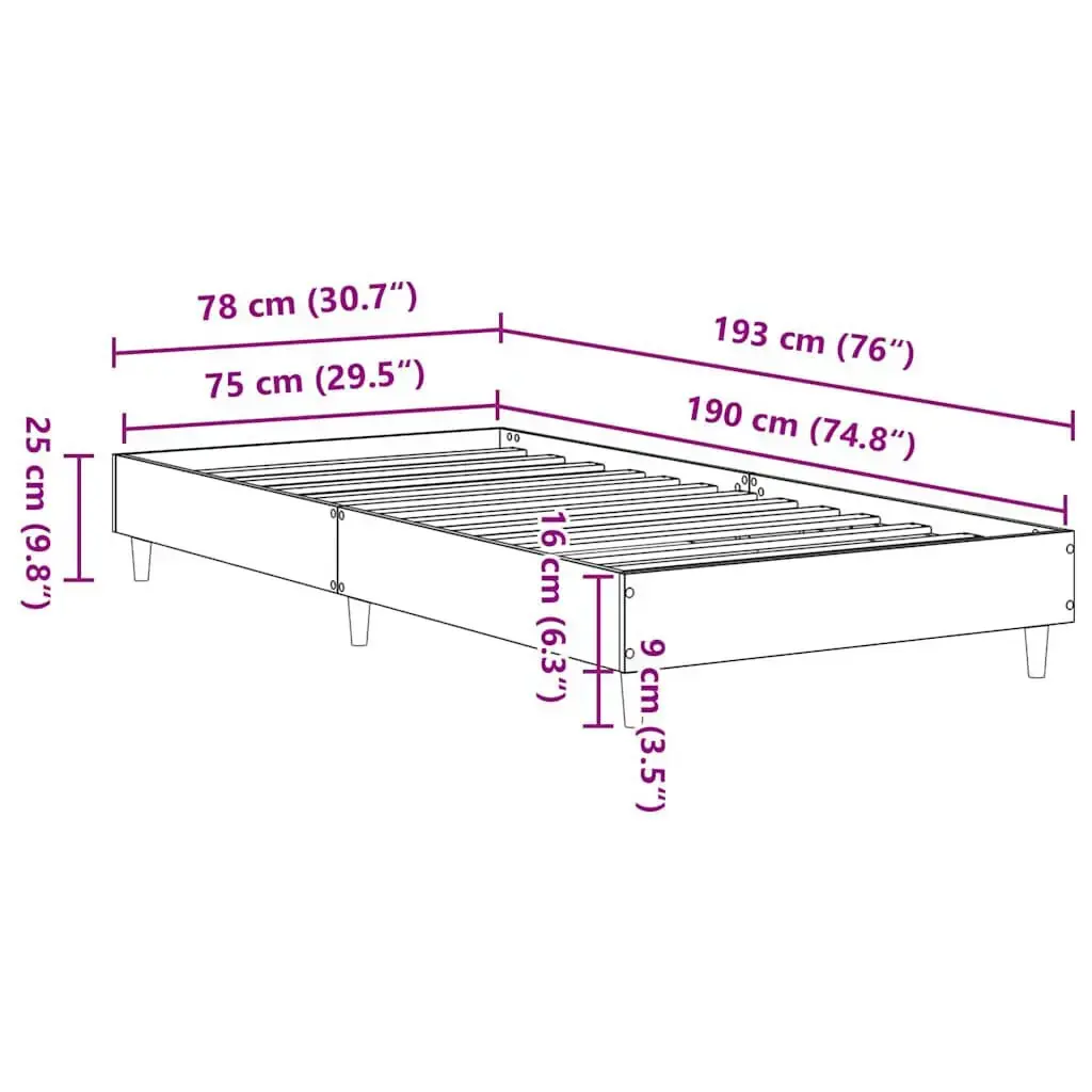 VidaXL 861100 bed frame 861100 Photo 10