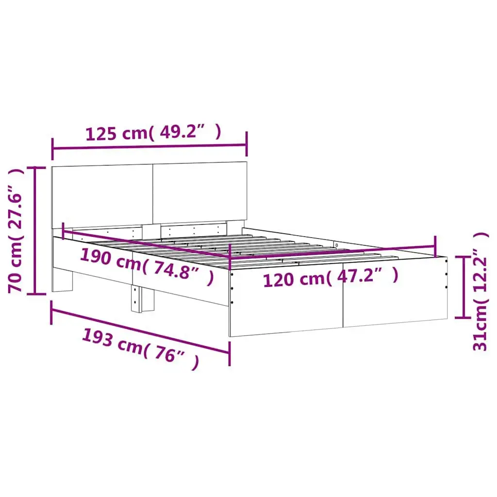 VidaXL 3207637 bed frame 3207637 Photo 15