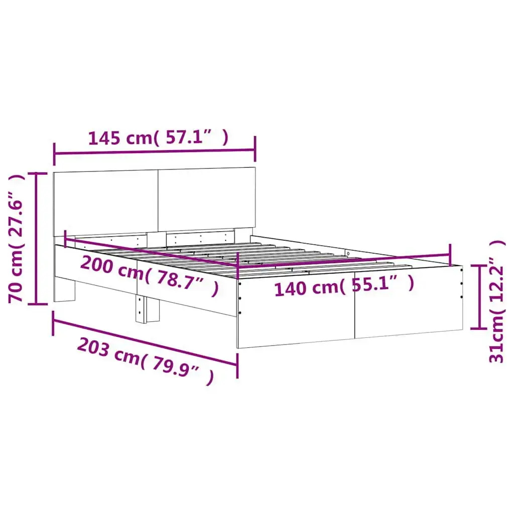 VidaXL 3207609 bed frame 3207609 Photo 15