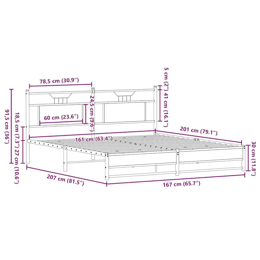 VidaXL 4106911 bed frame 4106911 Photo 10