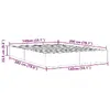 VidaXL 3310970 bed frame 3310970 Photo 12