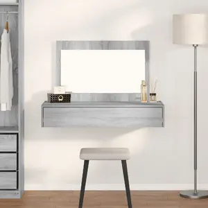 Туалетный стол VidaXL модель 865213, серый sonoma, 100 x 40 x 70 см