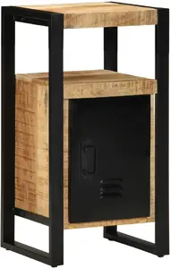 Vannas istabas skapis VidaXL modelis 4013607 no neapstrādātas mangas koksnes 40x35x75 cm