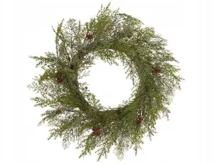 Decorative Christmas Wreath Beliani Ø 70 cm green