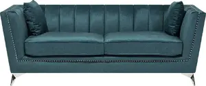 Sofa Beliani GAULA 3-seater velvet azure