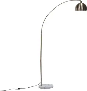 Stāvlampa Beliani PAROO metāla ar misiņa apdari – grīdas lampa iekštelpām