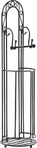 Toilet paper stand Beliani TEMUCO black metal