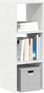Книжная полка VidaXL Regał na książki белая 30x30x80 см древесный материал