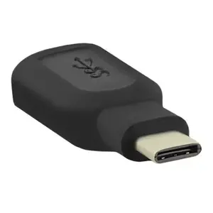 Pāreja QOLTEC USB 3.1 C uz USB 3.0 A, melna (savienotājs USB‑C uz USB‑A)