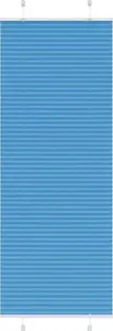 Pleated blackout blind VidaXL 70 x 200 cm blue — fabric width 69.4 cm