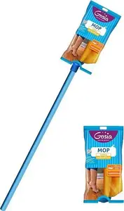 Mop Gosia model 4959, flat floor mop for wet cleaning, replaceable head