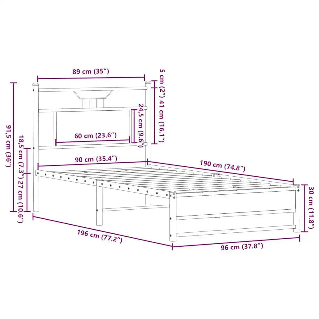 VidaXL 4106900 bed frame 4106900 Photo 10