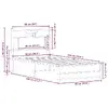 VidaXL 4106900 bed frame 4106900 Photo 10