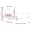 VidaXL 4106971 bed frame 4106971 Photo 10