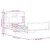 VidaXL 4106916 bed frame 4106916 Photo 10