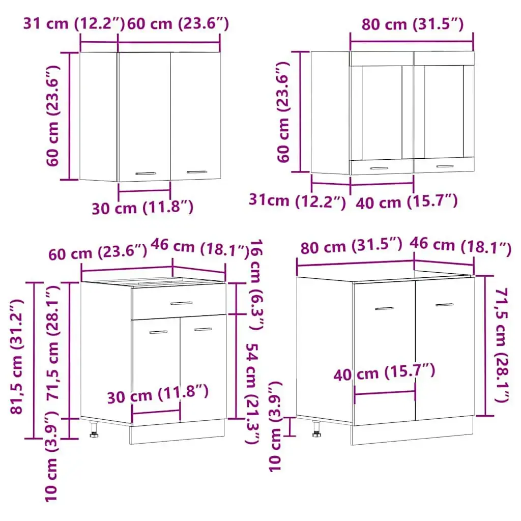 VidaXL 3328574 kitchen/dining storage cabinet 3328574 Photo 8