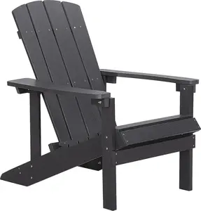 Āra krēsls Beliani ADIRONDACK 131616 tumši pelēks