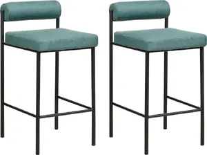 Bar chairs set Beliani AMAYA, 2-piece, azure