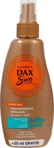 Sun care spray Dax Sun Turbo Gold tanning accelerator for face and body, 200 ml